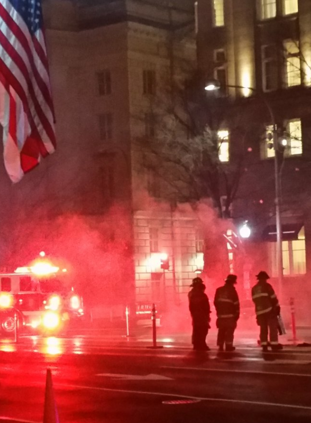 Trumps Hotel Sets On Fire In Washington