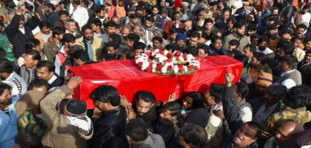 Funeral Held For Victims Of Quetta’s Church Suicide Bombing